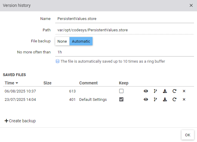 Version Control and File Backup via Cloud Adapter